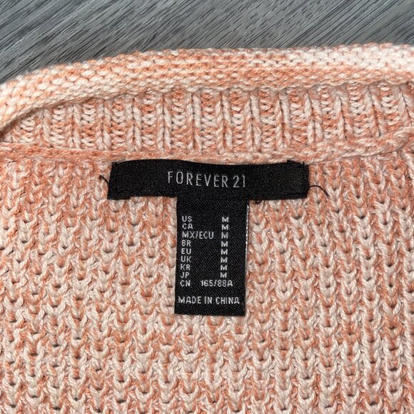 Forever 21 Size Small Pink Cropped Sweatshirt - Picture 3 of 3